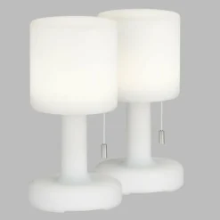 Lampe à poser FHL easy Termoli LED Blanc, 1 lumière, Télécommandes, Changeur de couleurs