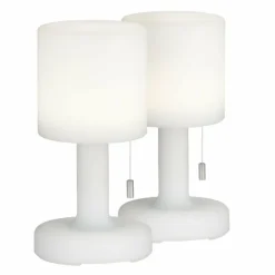 Lampe à poser FHL easy Termoli LED Blanc, 1 lumière, Télécommandes, Changeur de couleurs
