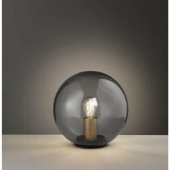 Lampe à poser Fischer & Honsel living Dini Verre, 1 lumière