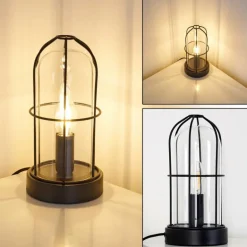 Lampe à poser Fortymile Noir, 1 lumière