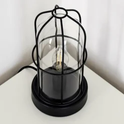 Lampe à poser Fortymile Noir, 1 lumière