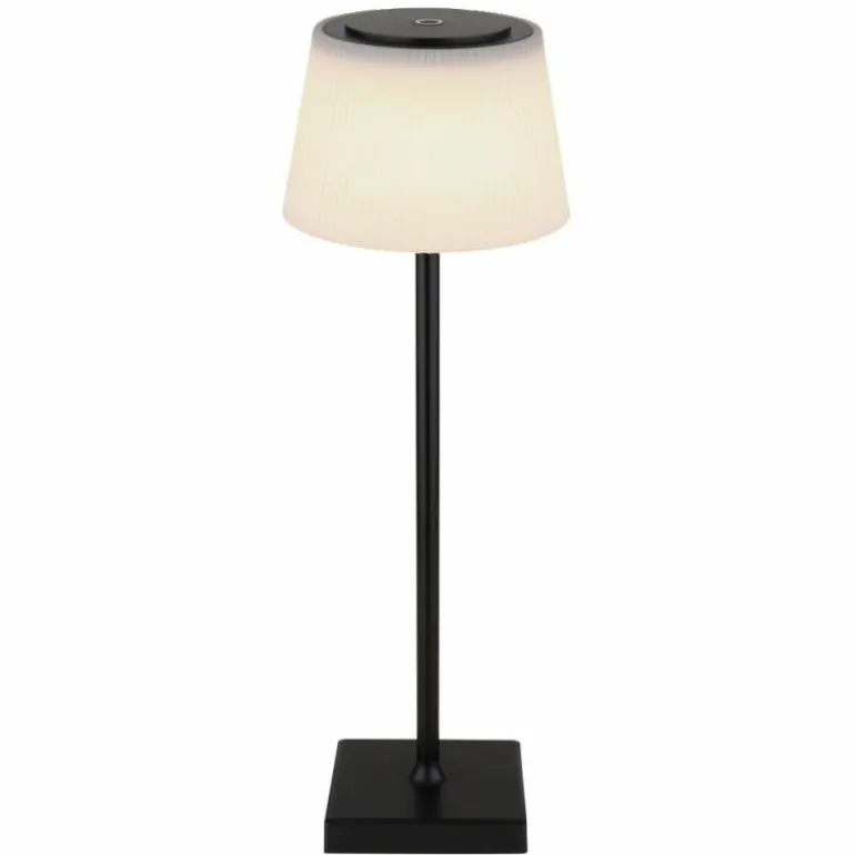 Lampe à poser Globo GREGOIR LED Noir, 1 lumière
