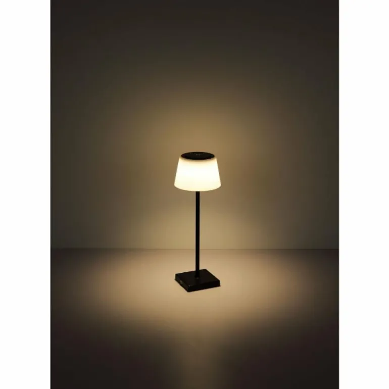 Lampe à poser Globo GREGOIR LED Noir, 1 lumière