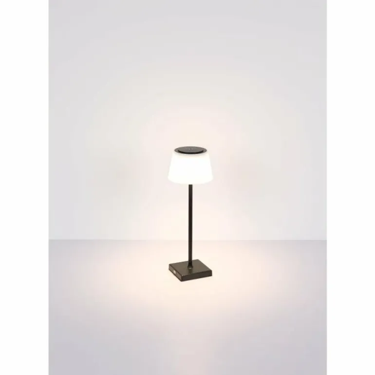 Lampe à poser Globo GREGOIR LED Noir, 1 lumière