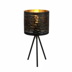 Lampe à poser Globo TUNNO Noir, 1 lumière