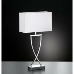 Lampe à poser Honsel Anni Chrome, 1 lumière