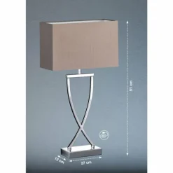 Lampe à poser Honsel Anni Chrome, 1 lumière
