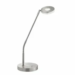 Lampe à poser Honsel Dent LED Nickel mat, 1 lumière, Changeur de couleurs