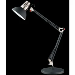 Lampe à poser Honsel Pit Nickel mat, Noir, 1 lumière