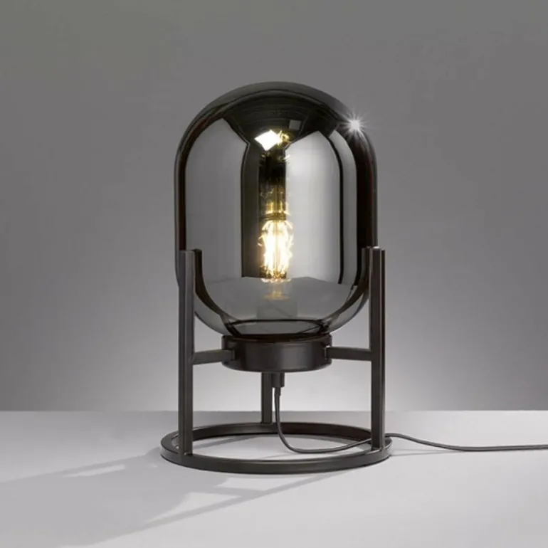 Lampe à poser Honsel Regi Noir, 1 lumière