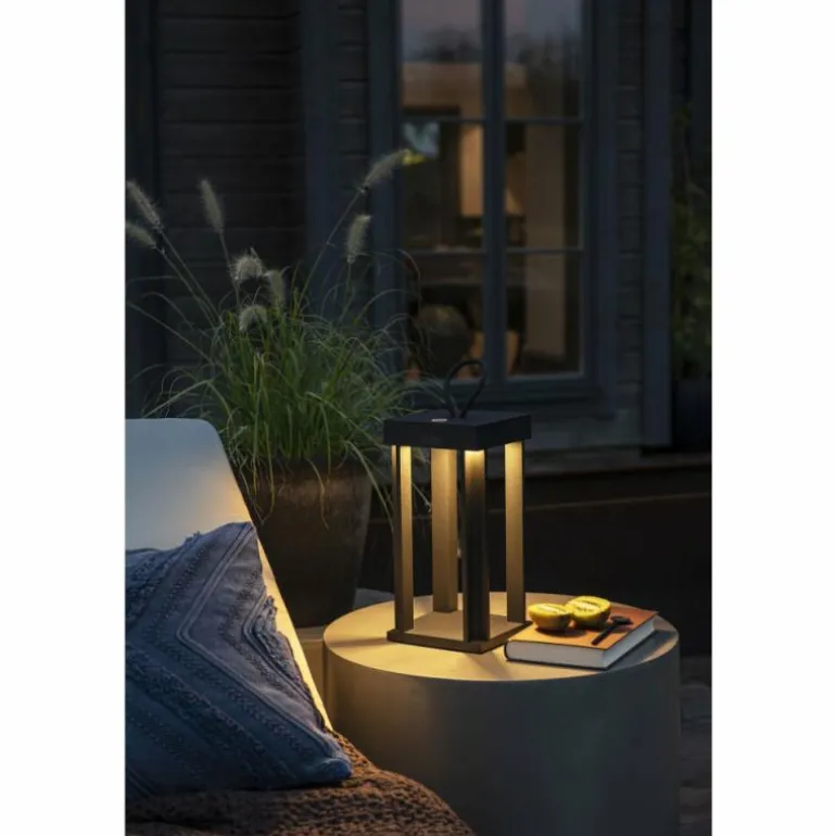 Lampe à poser Konstsmide Cannes LED Noir, 5 lumières