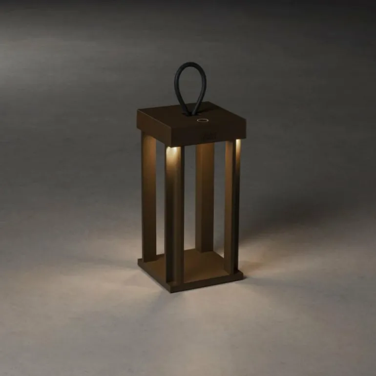 Lampe à poser Konstsmide Cannes LED Rouille, 5 lumières