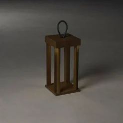 Lampe à poser Konstsmide Cannes LED Rouille, 5 lumières