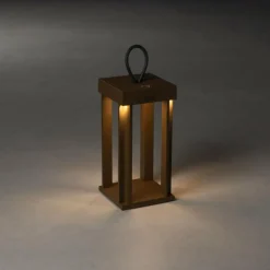 Lampe à poser Konstsmide Cannes LED Rouille, 5 lumières