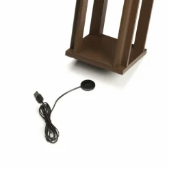 Lampe à poser Konstsmide Cannes LED Rouille, 5 lumières