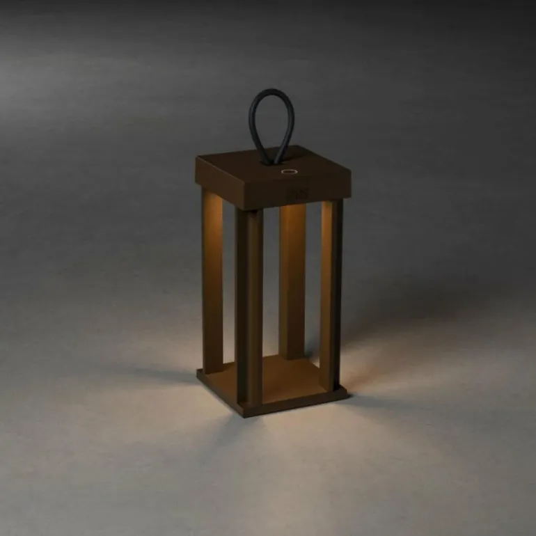 Lampe à poser Konstsmide Cannes LED Rouille, 5 lumières