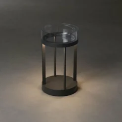 Lampe à poser Konstsmide Chieti LED Gris, 1 lumière