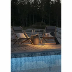 Lampe à poser Konstsmide Manorola LED Noir, 1 lumière