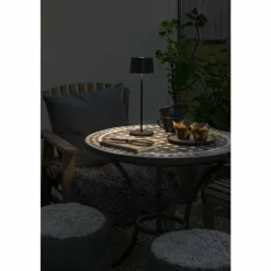 Lampe à poser Konstsmide Positano LED Noir, 1 lumière