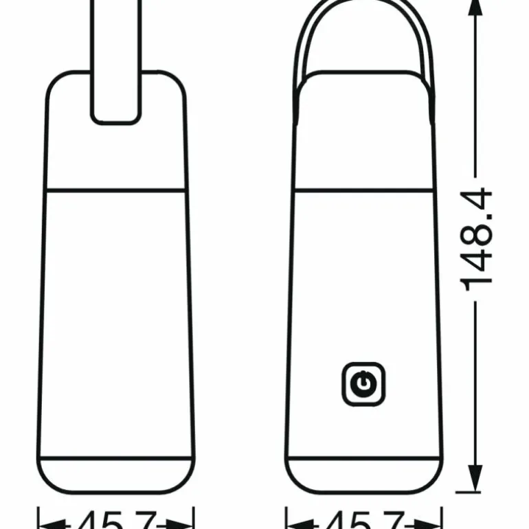 Lampe à poser LEDVANCE NIGHTLUX Gris, Blanc, 1 lumière