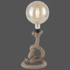 Lampe à poser Leuchten Direkt ROPE Noir, 1 lumière