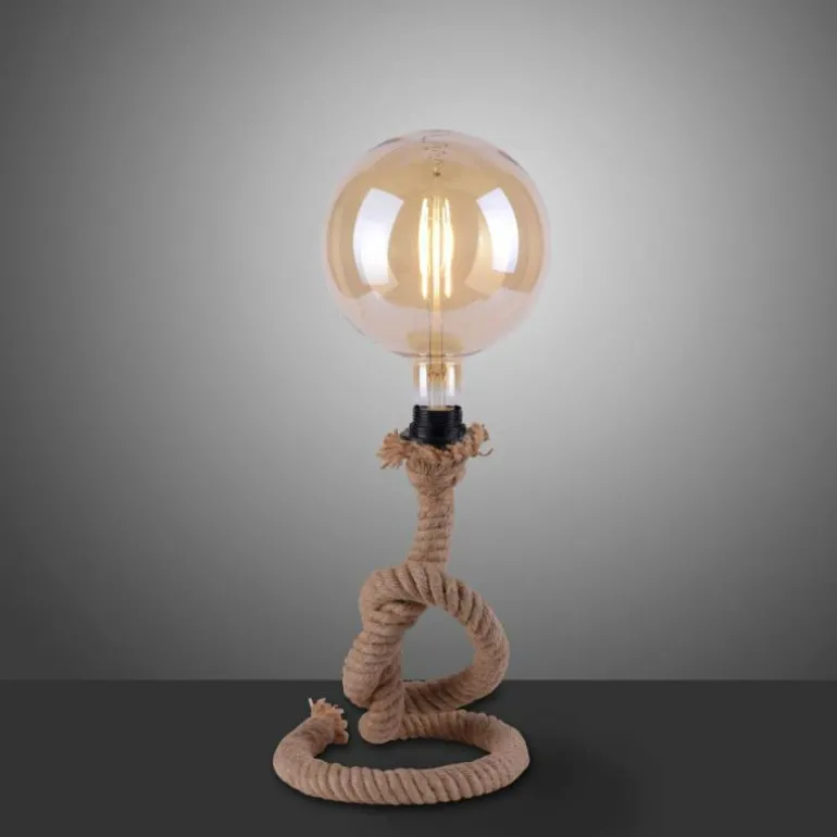 Lampe à poser Leuchten Direkt ROPE Noir, 1 lumière