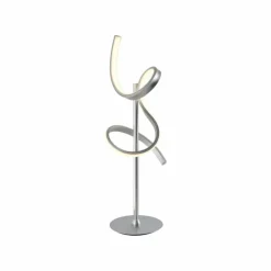 Lampe à poser Leuchten Direkt CURLS LED Argenté, 1 lumière