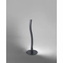Lampe à poser Leuchten-Direkt WAVE LED Noir, 1 lumière