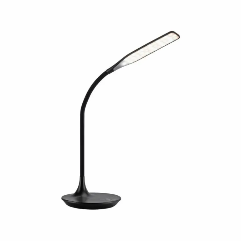 Lampe à poser Leuchten-Direkt RAFAEL LED Noir, 1 lumière, Détecteur de mouvement