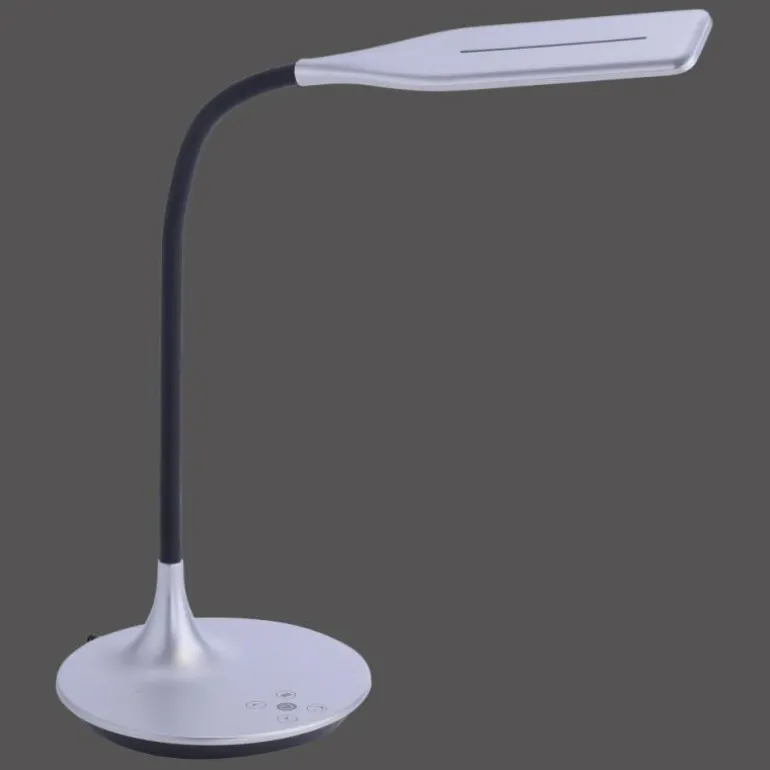 Lampe à poser Leuchten-Direkt RAFAEL LED Argenté, 1 lumière, Détecteur de mouvement