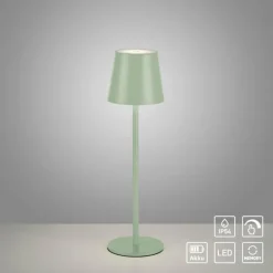 Lampe à poser Leuchten-Direkt EURIA LED Vert, 1 lumière