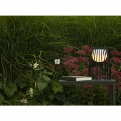 Lampe à poser Lucide FJARA LED Noir, 1 lumière