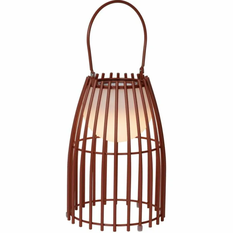 Lampe à poser Lucide FJARA LED Rouille, 1 lumière