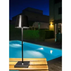 Lampe à poser Lucide JUSTIN LED Noir, 1 lumière