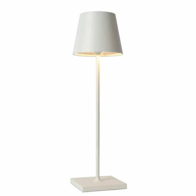 Lampe à poser Lucide JUSTIN LED Blanc, 1 lumière
