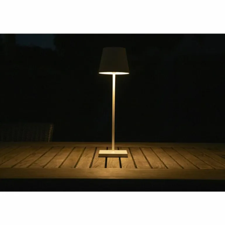 Lampe à poser Lucide JUSTIN LED Blanc, 1 lumière