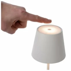 Lampe à poser Lucide JUSTIN LED Blanc, 1 lumière