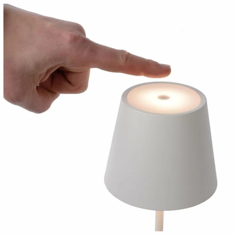 Lampe à poser Lucide JUSTIN LED Blanc, 1 lumière