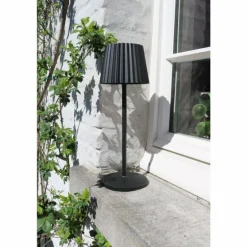 Lampe à poser Lucide JUSTINE LED Noir, 1 lumière