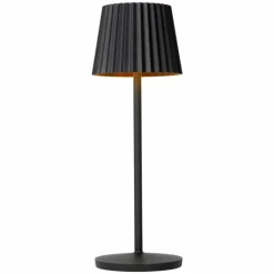 Lampe à poser Lucide JUSTINE LED Noir, 1 lumière