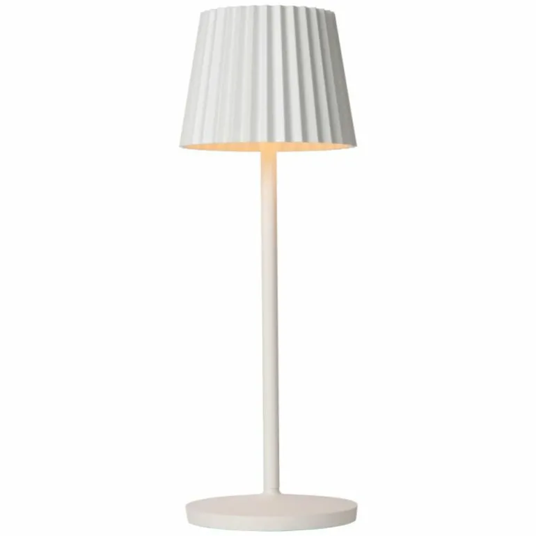 Lampe à poser Lucide JUSTINE LED Blanc, 1 lumière
