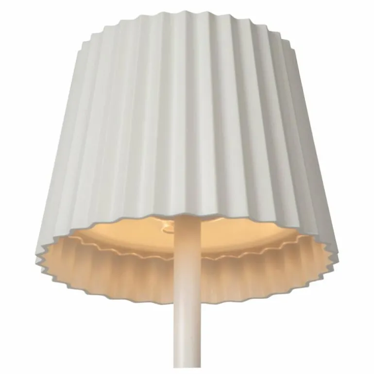 Lampe à poser Lucide JUSTINE LED Blanc, 1 lumière