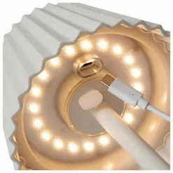 Lampe à poser Lucide JUSTINE LED Blanc, 1 lumière