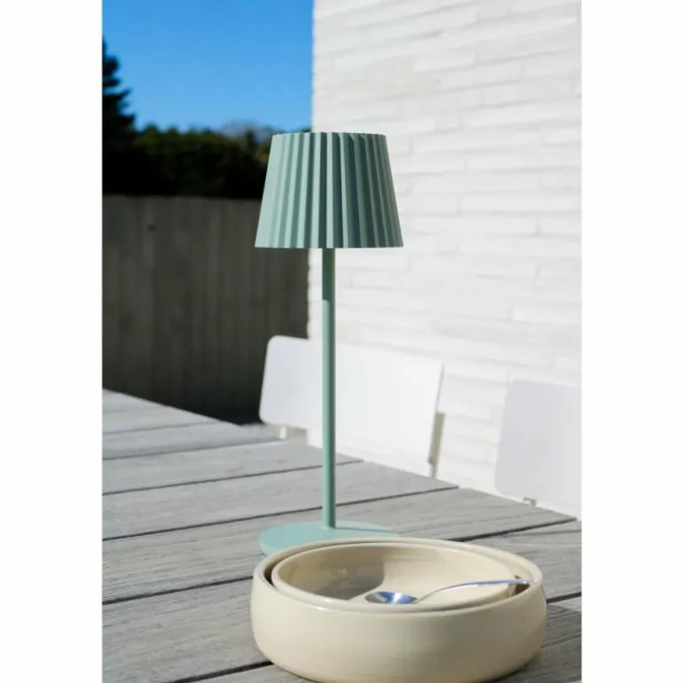 Lampe à poser Lucide JUSTINE LED Vert, 1 lumière