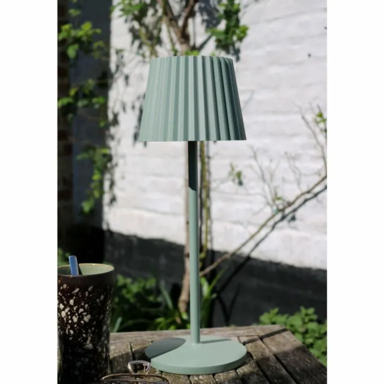 Lampe à poser Lucide JUSTINE LED Vert, 1 lumière