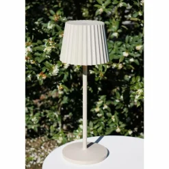 Lampe à poser Lucide JUSTINE LED Beige, 1 lumière