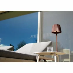 Lampe à poser Lucide JUSTINE LED Rouille, 1 lumière