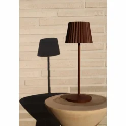 Lampe à poser Lucide JUSTINE LED Rouille, 1 lumière