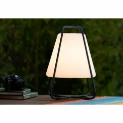 Lampe à poser Lucide PYRAMID LED Anthracite, 1 lumière