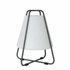 Lampe à poser Lucide PYRAMID LED Anthracite, 1 lumière